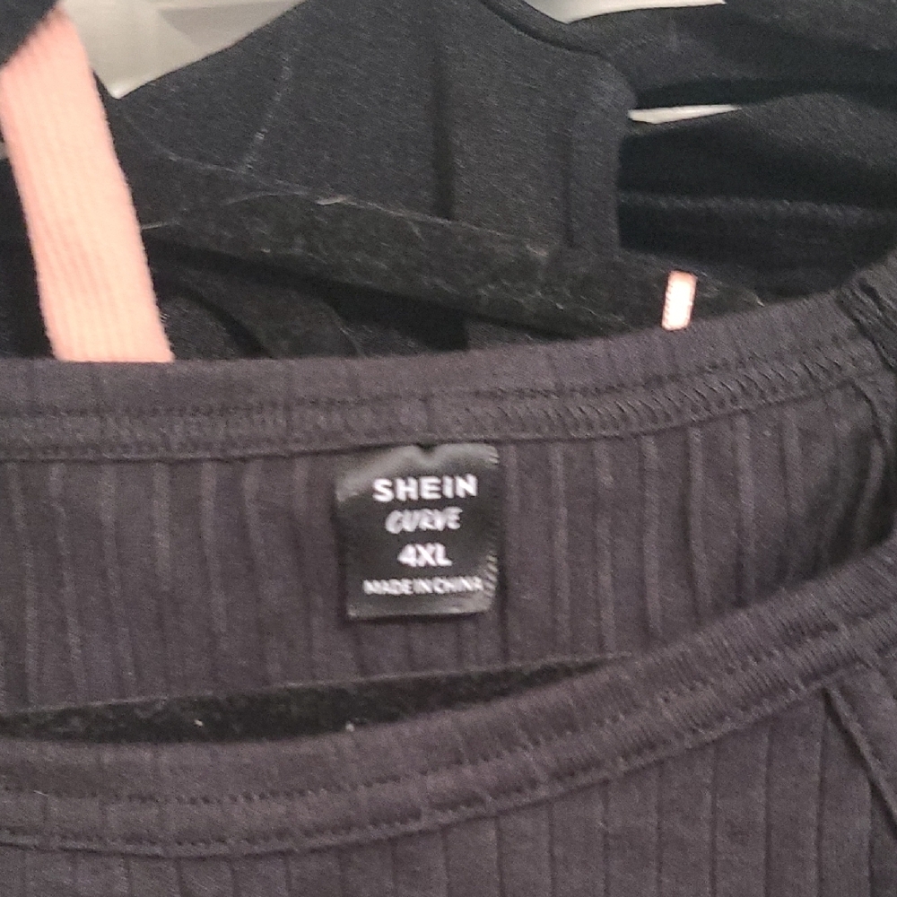 SHEIN Black and Pink Tank Tops Set - Picture 2 of 15